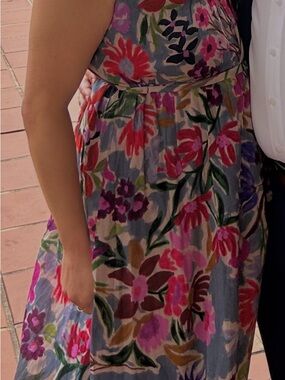 Evereve Floral Midi Dress in Gorgeous Multicolor